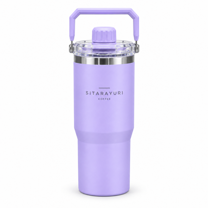 Sitarayuri Triple Hot Cold Drink Insulated Tumbler 600ml 900ml Coffee Tea Travel Office Sports