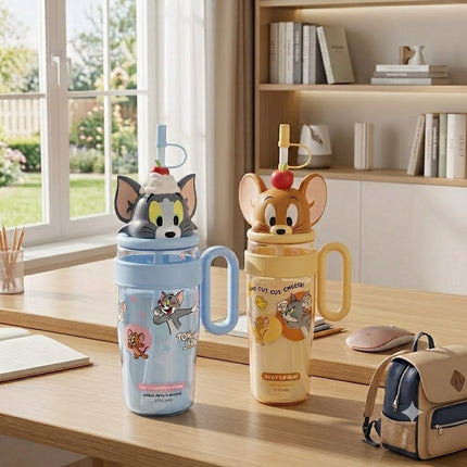 Character Design 800ml Insulated Stainless Steel Water Bottle Hot Cold Travel Flask Gift School