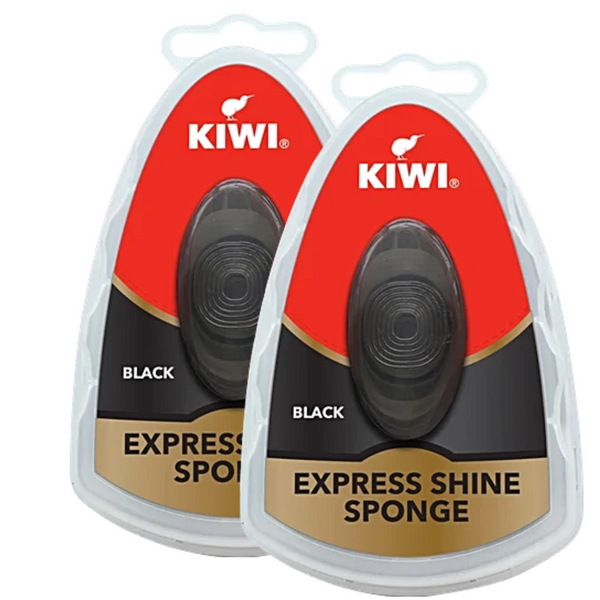 Kiwi Express Shine Sponge – Instant Shine for Black, Neutral Shoes