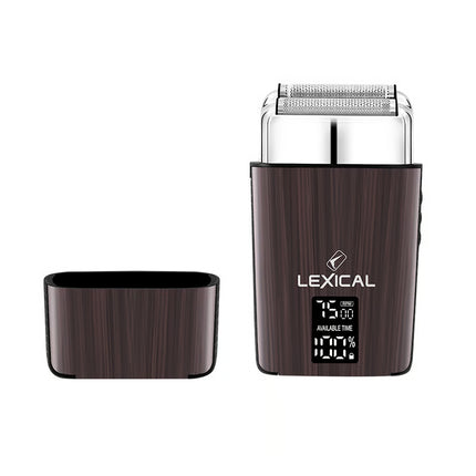 Lexical Germany Rechargeable Electric Shaver 1200mAh Battery USB Type-C LED Display 3 Speed Levels