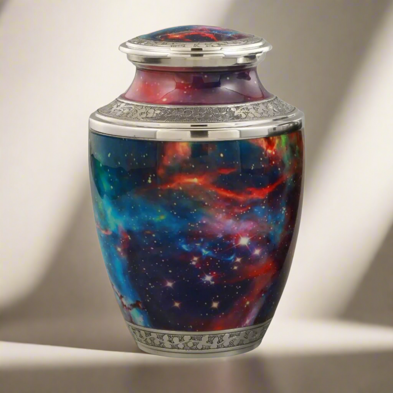 Royal Rapture Galaxy Cremation Urns for Human Ashes Adult/Child Funeral Large 10"