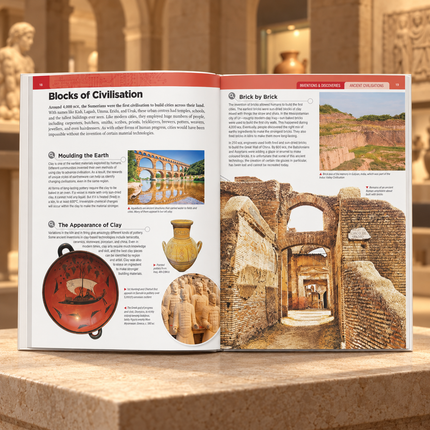 Inventions and Discoveries Encyclopedia for Kids Science History Book Facts Learning