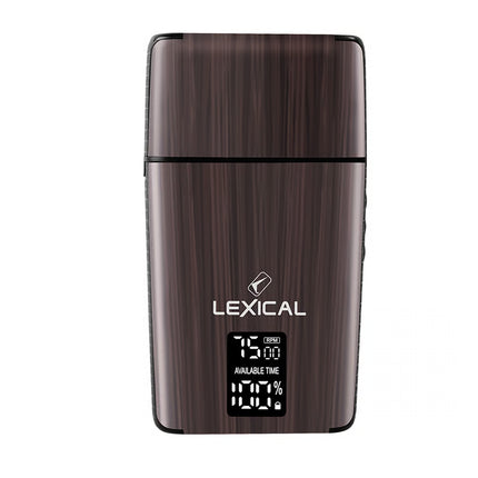 Lexical Germany Rechargeable Electric Shaver 1200mAh Battery USB Type-C LED Display 3 Speed Levels