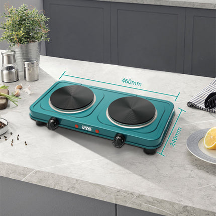 Winning Star 1000W 2000W Electric Hot Plate Single, Double Burner Cooktop Portable