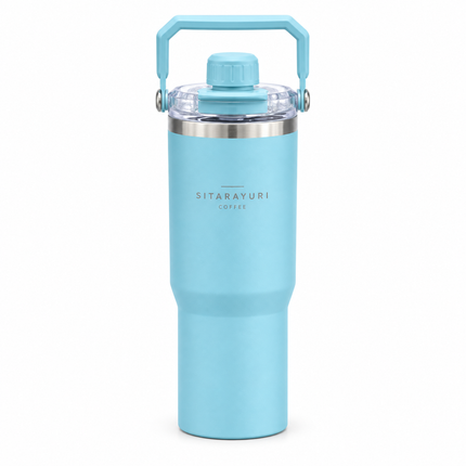 Sitarayuri Triple Hot Cold Drink Insulated Tumbler 600ml 900ml Coffee Tea Travel Office Sports