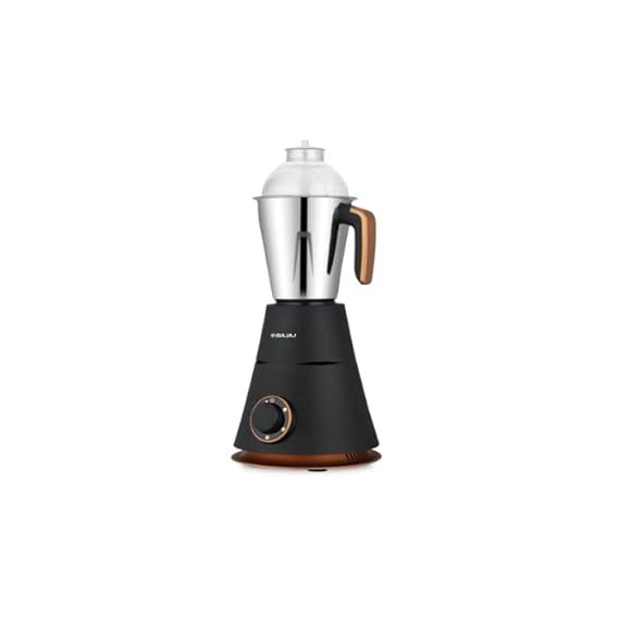 Bajaj Ninja 410594 Virtue 750 Watts Mixer Grinder with Jar Black