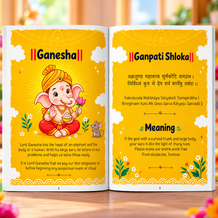 Shlokas and Mantras Activity Book for Kids Indian Culture Mindfulness & Learning