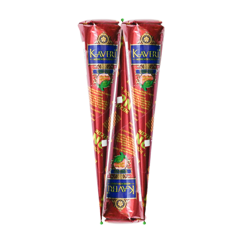 Royal Rapture Fresh Dark Brown Kaveri Henna Cones for Natural Temporary Tattoos