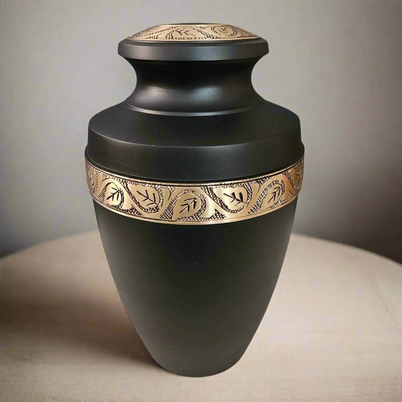 Royal Rapture Urn for ashes Decorative Keepsake Ashes Funeral Memorial Cremation Love Urns |Adult Child Human |Jar 11"