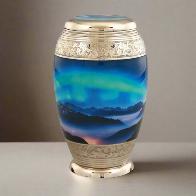 Royal Rapture Galaxy Cremation Urns for Human Ashes Adult/Child Funeral Large 10"