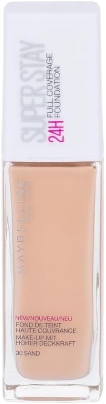 Maybelline New York Foundation, Superstay 24 Hour Longlasting Foundation, Lightweight Feel, Water and Transfer Resistant, 30 ml