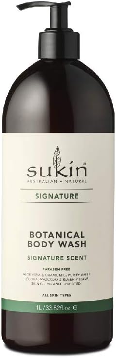 Sukin Australian Natural Signature Botanical Body Wash Original Scent for all skin type - 33.8 fl. oz.