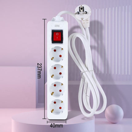 Winning Star 4 Way Extension Socket with USB Type C Charging 2500W