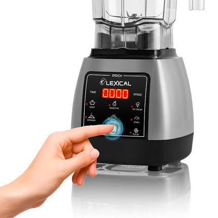 Lexical Germany 2000W Professional Blender Mixer Grinder Juicer Mixie with 2L Unbreakable Jar LED Touch Control 9 Speed Levels Pulse Function Stainless Steel Blades