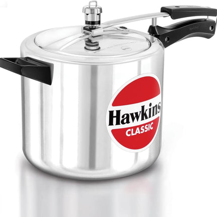 Hawkins Classic Aluminium Pressure Cooker 1.5L to 10L Silver Cooker Pressure Regulator