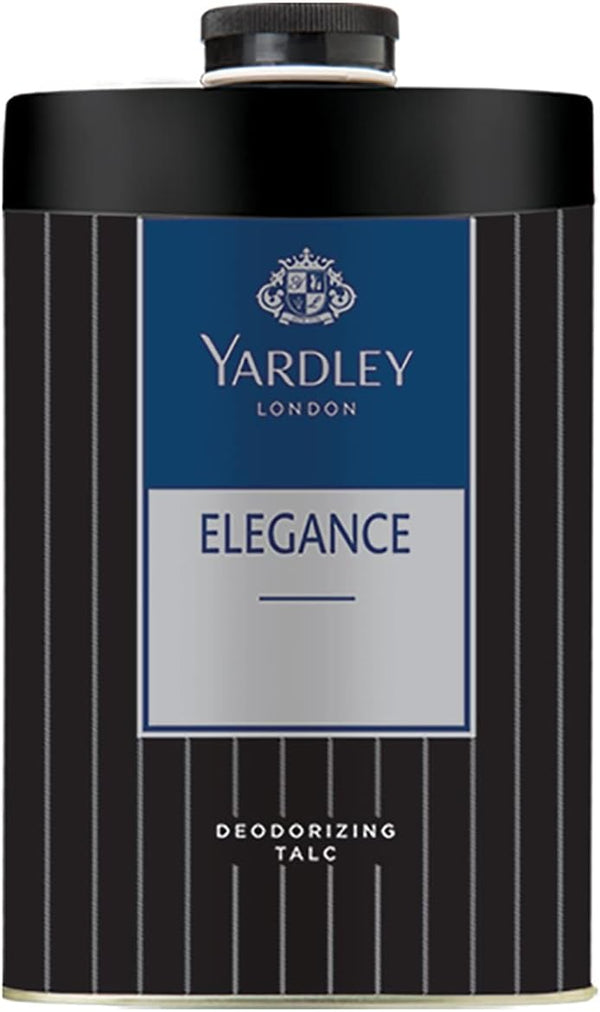 Yardley London Perfumed Talcum Powder for Men & Women – Elegance, Rose, Gentleman Classic, Gold, Jasmine, Red Rose & Sandalwood – 250g