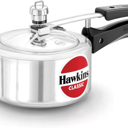 Hawkins Classic Aluminium Pressure Cooker 1.5L to 10L Silver Cooker Pressure Regulator