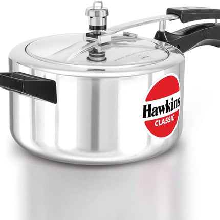Hawkins Classic Aluminium Pressure Cooker 1.5L to 10L Silver Cooker Pressure Regulator