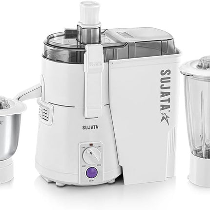 Sujata Powermatic Plus 900W Indian Juicer Mixer Grinder for Grinding Blending and Juice Extraction