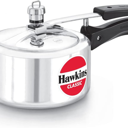 Hawkins Classic Aluminium Pressure Cooker 1.5L to 10L Silver Cooker Pressure Regulator