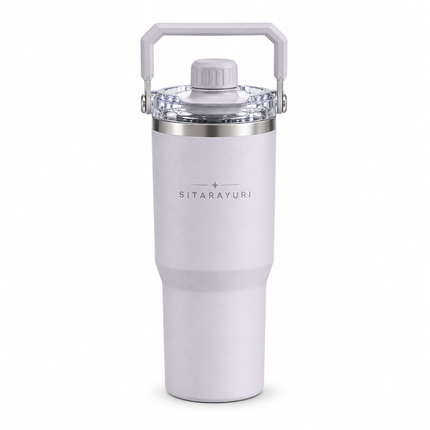 Sitarayuri Triple Hot Cold Drink Insulated Tumbler 600ml 900ml Coffee Tea Travel Office Sports