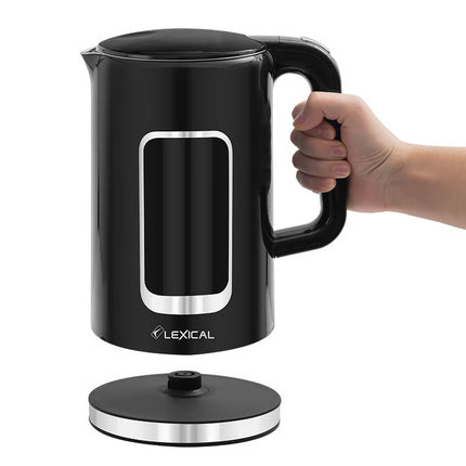 Lexical Germany Electric Kettle 1.7L 2200W Rapid Boil Kettle LED Touch Display Temperature Control