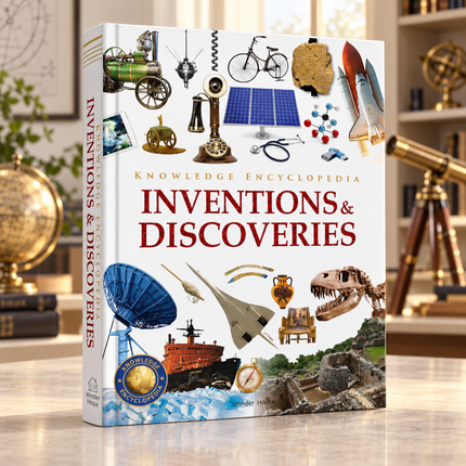 Inventions and Discoveries Encyclopedia for Kids Science History Book Facts Learning