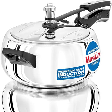 Hawkins Contura tlakový hrnec, nerezový hrnec, Handi hrnec, indukční hrnec, stříbrný