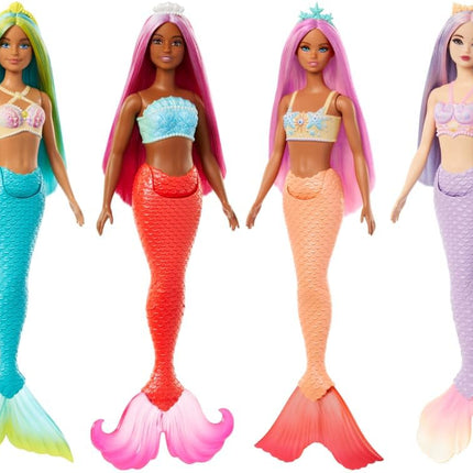 Barbie Fashionistas Curvy Doll - Vibrant Blue Hair & Floral Outfit, Inclusive Body Type Fashion Doll - HRR02