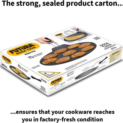 Hawkins Hard Anodized Non Stick Tava 3L 5L Aluminium Griddle 4.88mm Heavy Gauge Body