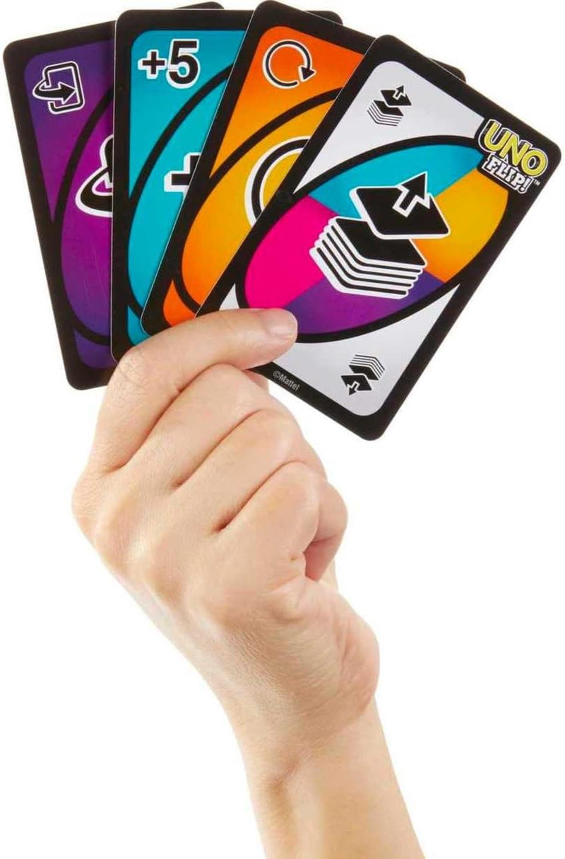 Mattel UNO FLIP card Game Multi Coloured Exciting New Twists Wild