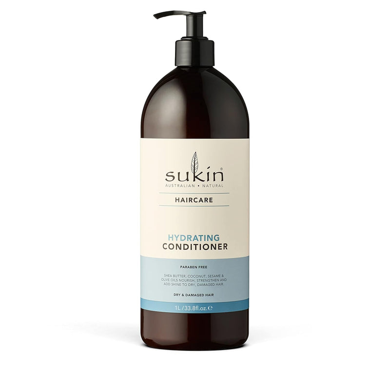 Sukin Shampoo, Conditioner & Handwash Set for Healthy Hair & Skin