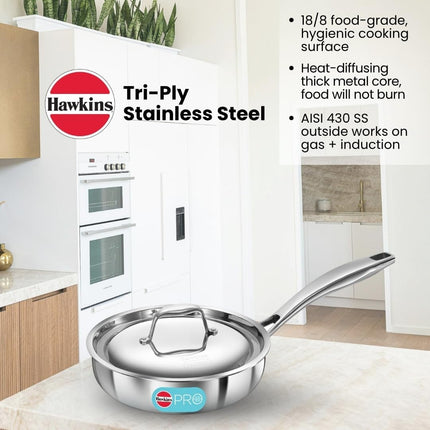 Hawkins Pro nepřilnavá pánev 18 cm – Odolné nádobí pro snadné vaření