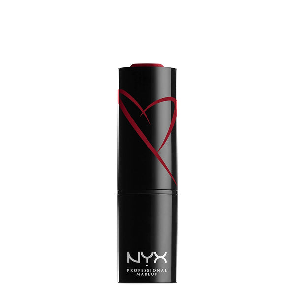 NYX PROFESSIONAL MAKEUP Shout Loud Satin Lipstick, Infused With Shea Butter - Everyone Lies (Deep Wine Red)