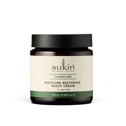 Sukin Organics Bundle Moisture Restoring Night Cream (4.06 Fl. Oz.), Purely Ageless Rejuvenating Day Cream (4.06 Oz), & Super Greens Detoxifying Facial Masque (3.38 Oz)