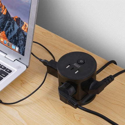 Winning Star 4 Way Extension Socket with USB Type C Charging 2500W