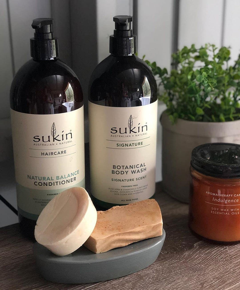 Sukin Shampoo, Conditioner & Handwash Set for Healthy Hair & Skin