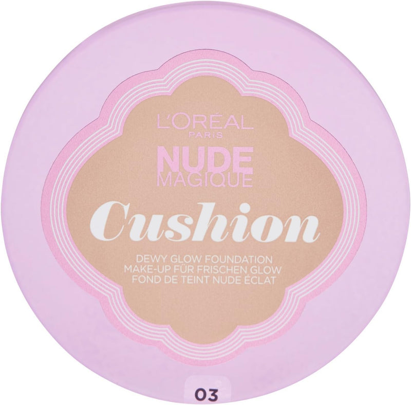 L'Oréal Nude Magique Cushion Foundation 3 Vanilla 14.6g