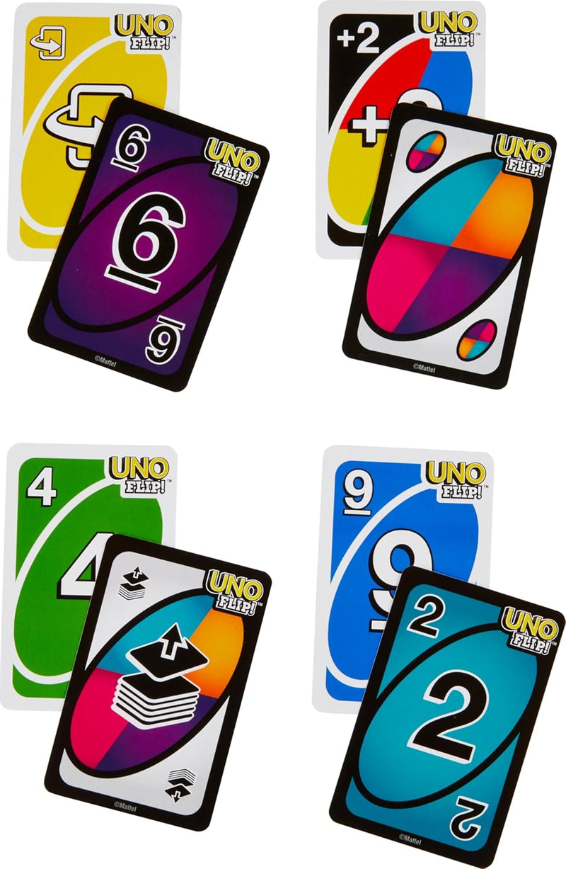 Mattel UNO FLIP card Game Multi Coloured Exciting New Twists Wild