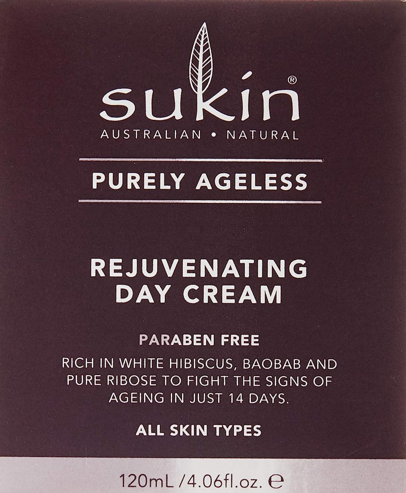 sukin Purely Ageless Rejuvenating Day Cream for Women - 4.06 oz Cream