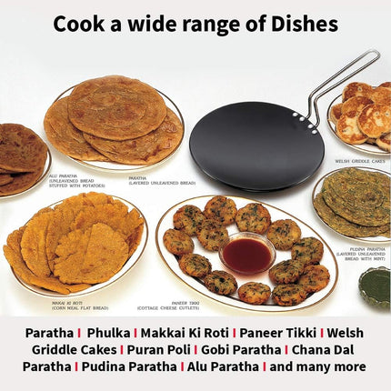 Futura Hawkins Hard Anodised Concave Tawa Roti Chapati Paratha Egg Meat PAN