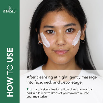 Sukin Organics Bundle Moisture Restoring Night Cream (4.06 Fl. Oz.), Purely Ageless Rejuvenating Day Cream (4.06 Oz), & Super Greens Detoxifying Facial Masque (3.38 Oz)