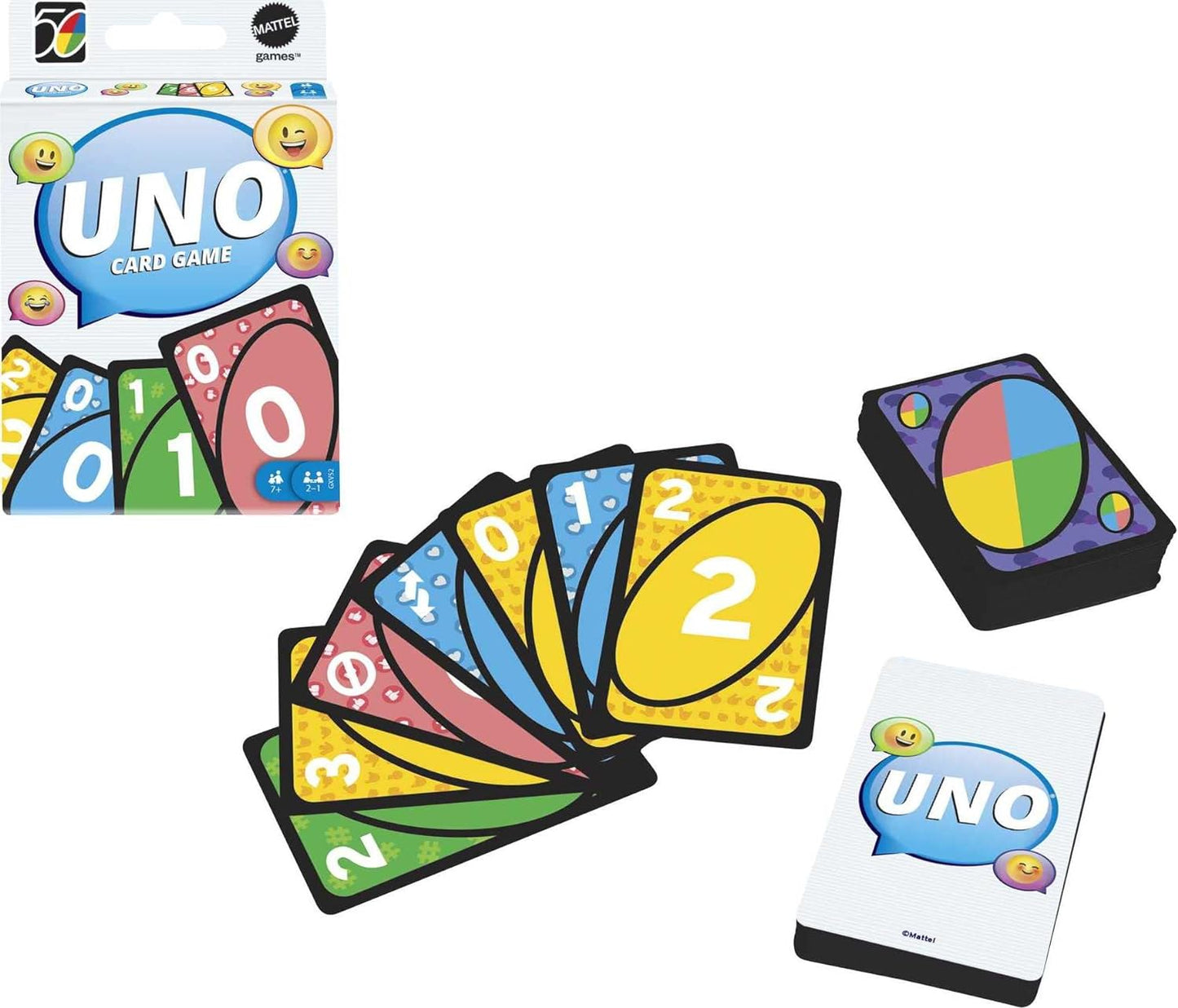 Mattel Games GXV52 - UNO Iconic Series 2010 Kartenspiel für Spieler, ab 7 Jahren