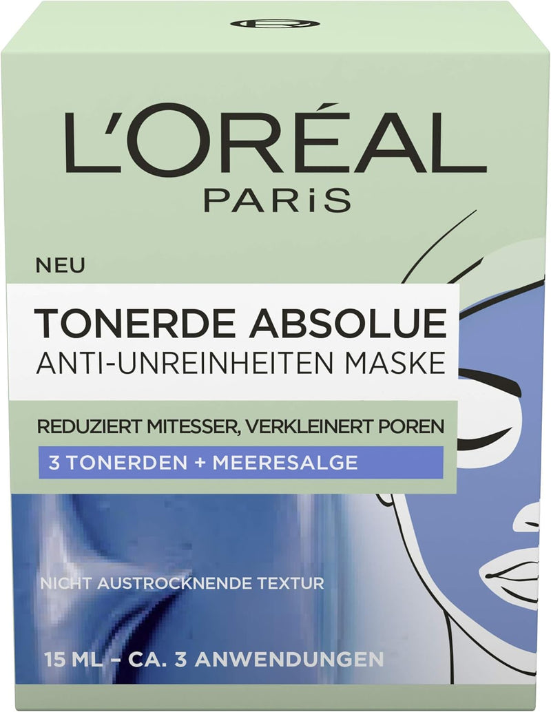 L'Oréal Paris Clay Absolue Anti-Impurity Mask 15 ml