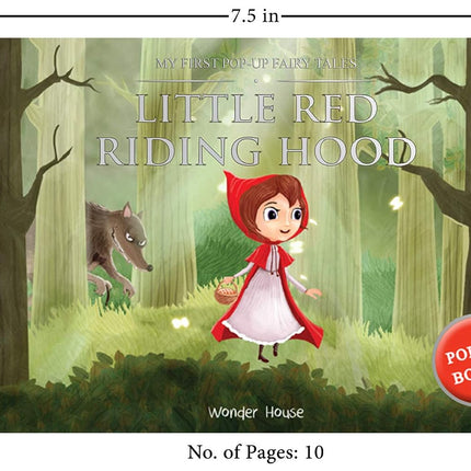 My First Pop Up Fairy Tales for Kids – Cinderella & Little Red Riding Hood