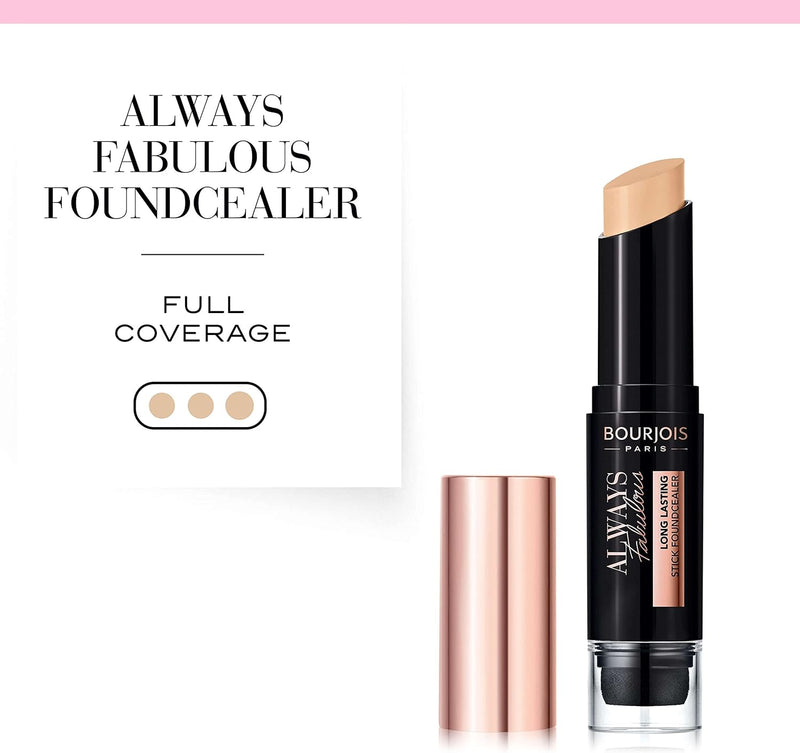 Bourjois Always Fabulous 24 Hour 2-in-1 Foundation and Concealer Stick with Blender