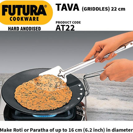 Futura Hawkins Hard Anodised Concave Tawa Roti Chapati Paratha Egg Meat PAN