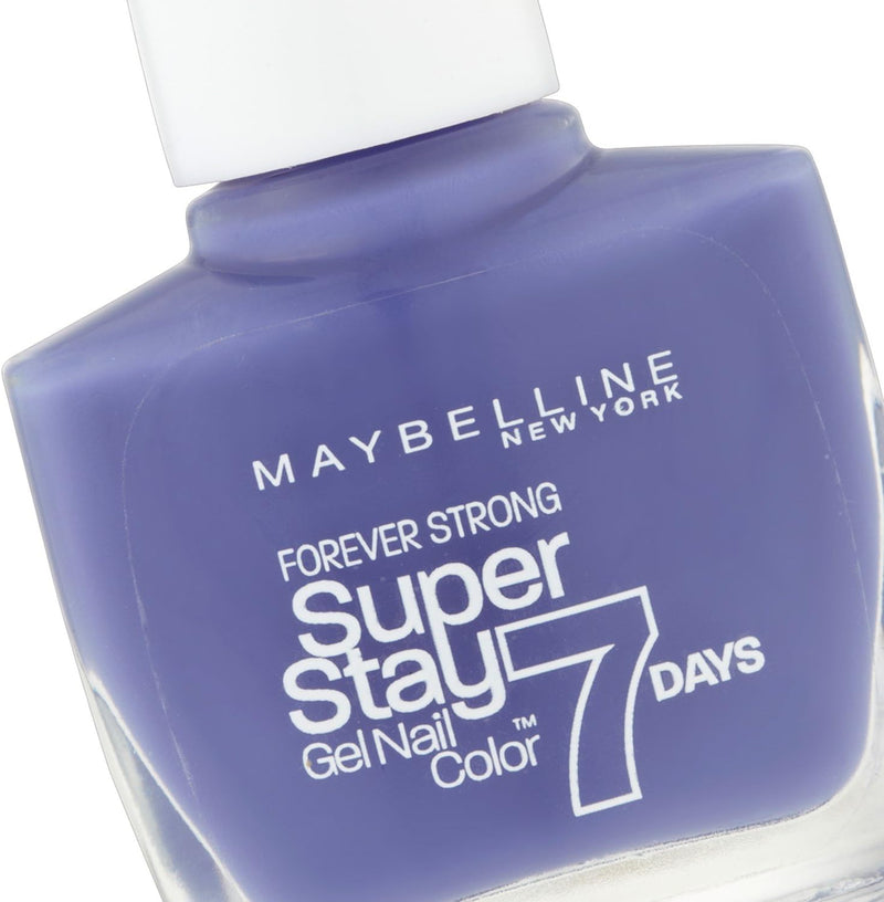 Maybelline New York Super Stay 7 Days Finish Nail Polish Forever Strong Gel Nail Polish Make Up Mint for Life/Coloured Nail Polish Ultra Strong Hold Without Uv Lamp in Bright