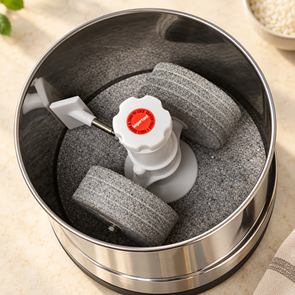 Premier Lifestyle Tilting 2L Wet Grinder 110V with Atta Kneader and Coconut Scraper for Idli Dosa Batter