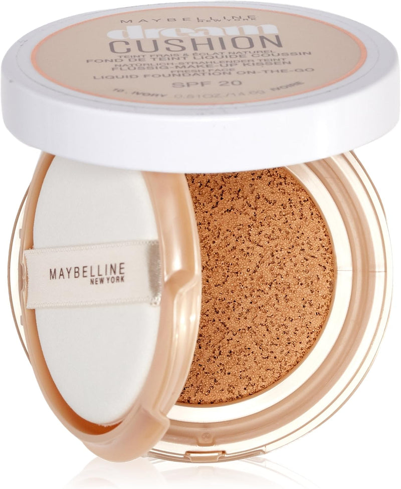 Maybelline Dream Cushion Liquid Foundation - 01 Natural Ivory - 30ml - Fresh Finish, Medium